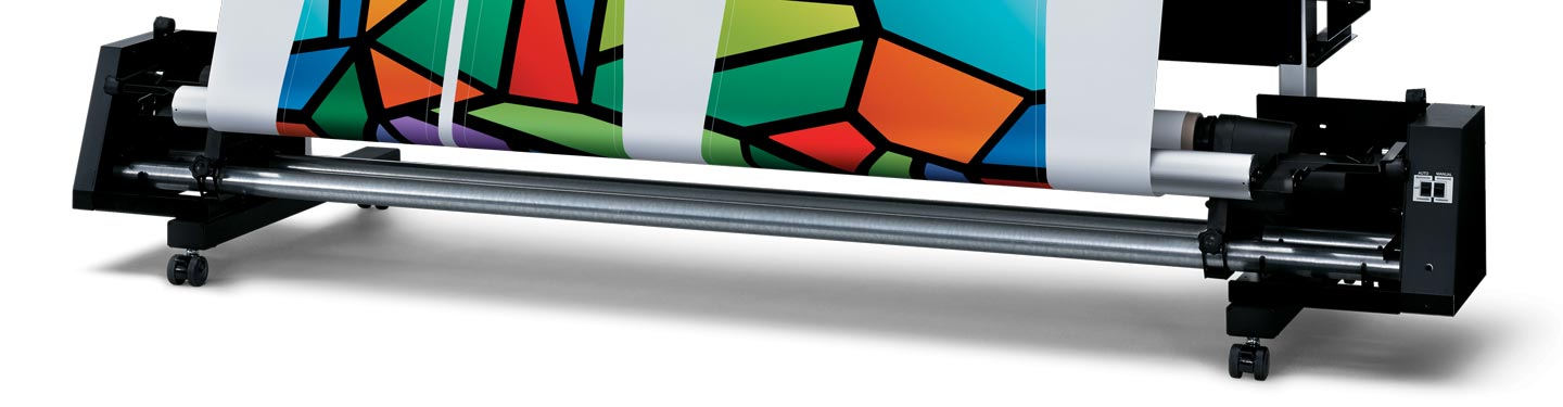 Media take-up system included